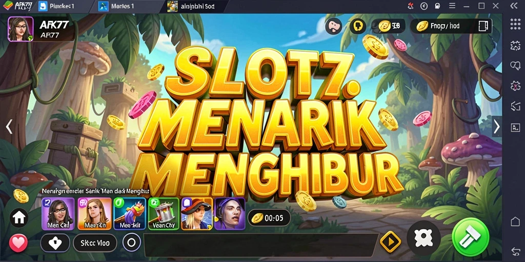 Tampilan gameplay Slot menarik dari AFK77 dengan berbagai tema dan fitur bonus.