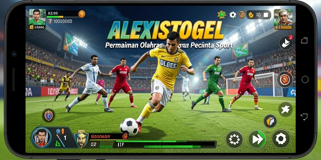 Tampilan gameplay ALEXISTOGEL yang penuh aksi dari berbagai mode olahraga.