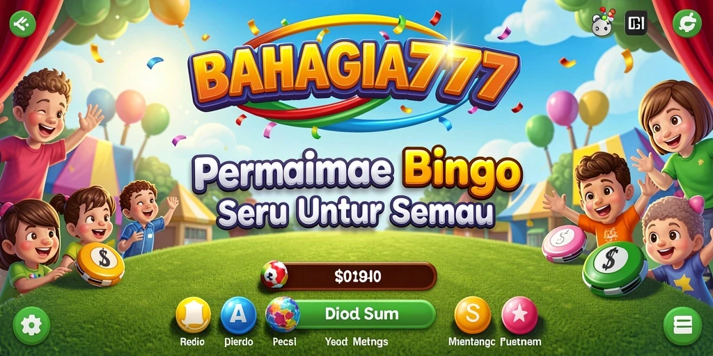 Tampilan gameplay seru BAHAGIA777 dengan pemain aktif.