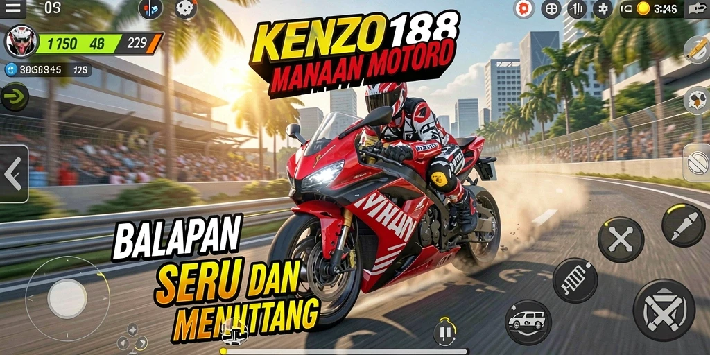 Tampilan gameplay KENZO188 yang seru dan menantang.