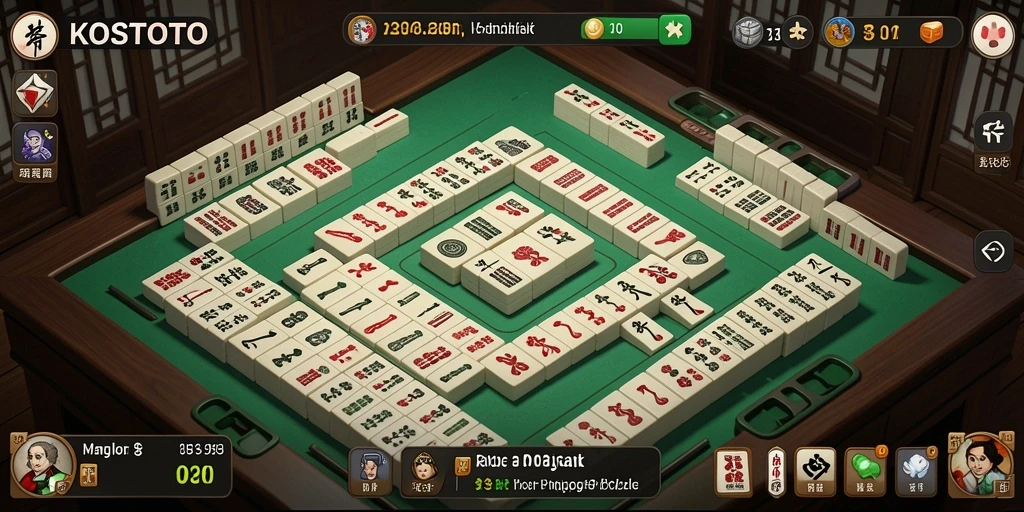 Gameplay seru dan menantang dari KOSTOTO yang penuh warna.
