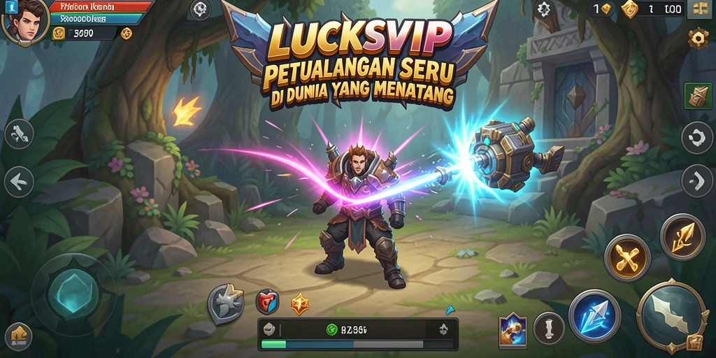Screenshot gameplay LUCKSVIP menampilkan petualangan seru dalam dunia yang penuh tantangan.
