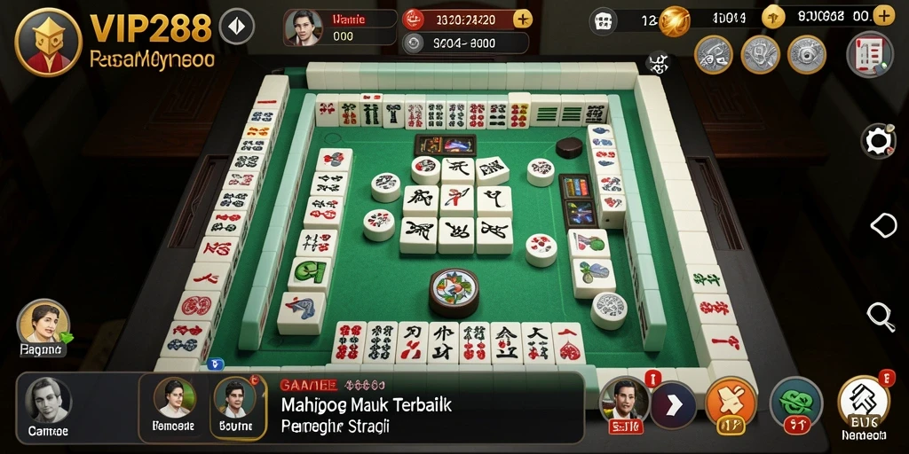 Tampilan gameplay <strong>VIP288</strong> yang mengasyikkan dengan tantangan Mahjong.